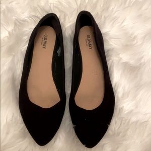 Old Navy Pointed Toe Flats- Black-10
